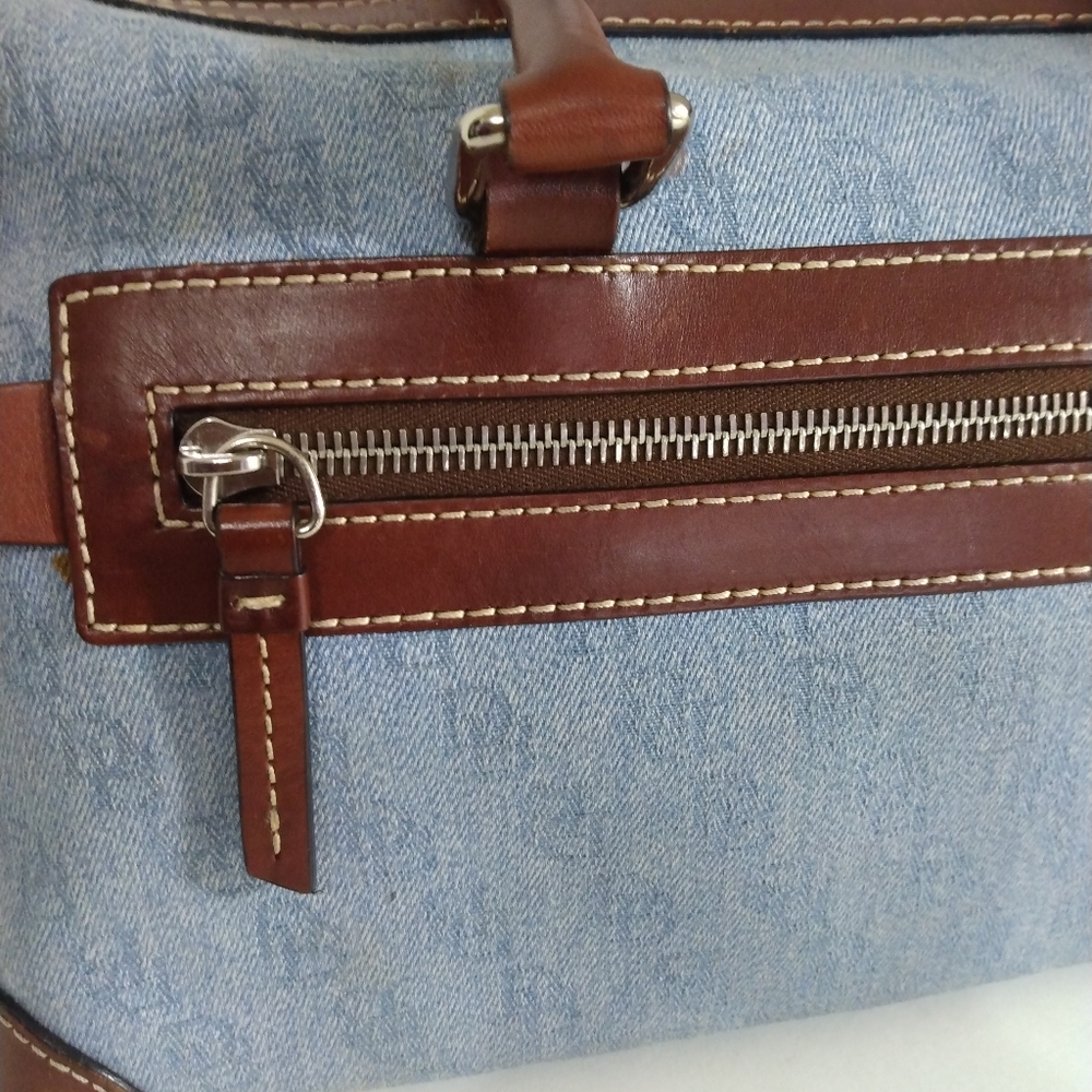 Dooney & Bourke Leather Vintage Satchel Purse - Picture 13 of 14